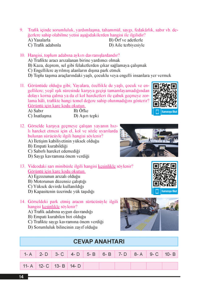EHLİYET SÜPER HAZIRLIK KİTABI - TÜRKÇE SÜRÜCÜ KURSU KİTABI