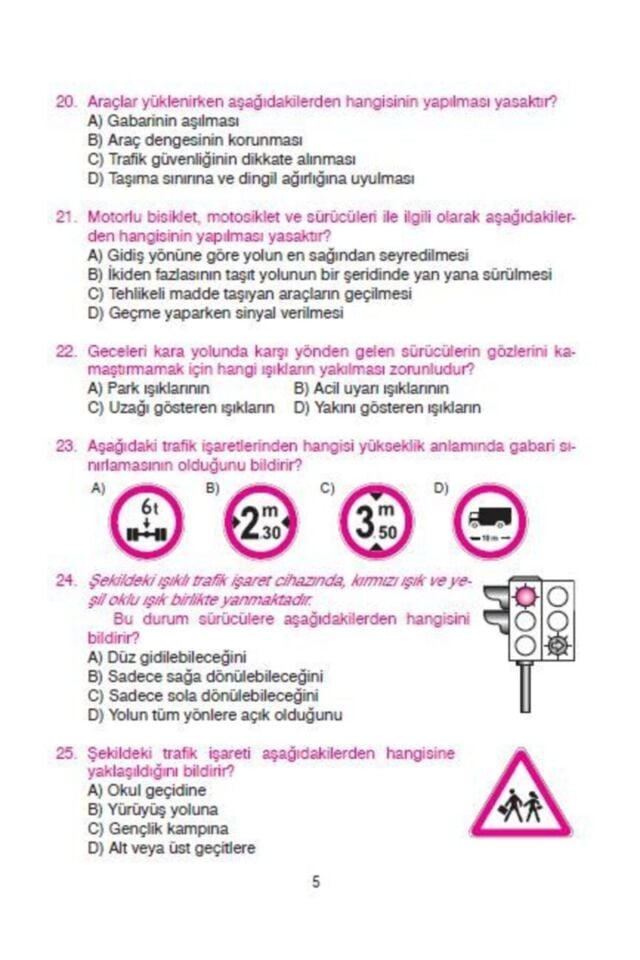 Ehliyet Hazırlık Soru Bankası