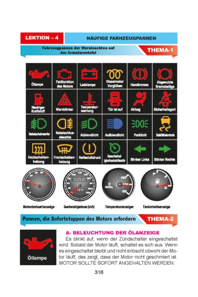 Almanca Sürücü Eğitim Kitabı -- Almanca Sürücü Kursu Kitabı